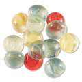 Glas Nuggets Mosaiksteine, bunt mix gemustert, 15-20mm 100g 20-25 Stk.