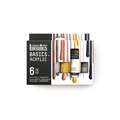 Liquitex® BASICS™ Acrylfarben thembasierte Sets, 6 x 22 ml, Metallic & irisierende Farben, Set
