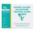 Clairefontaine Transparentpapier 70/75 g/qm, 20 Blatt, Format 24 cm x 32 cm