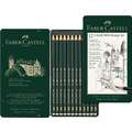 CASTELL® 9000 Bleistift-Sets, verschiedene Härtegrade, Design-Set 12 Stifte