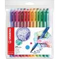 STABILO® pointMax Filzschreiber Set, 24 Farben, 0,8 mm, konische Spitze
