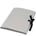 folia® Sammelmappe aus Graupappe, 21 cm x 29,7 cm, DIN A4, mit Verschlussband
