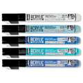pébéo Acrylic Marker Sets, Set, Weiss+Hellblau+Cyan+Karibikblau+Nachtblau