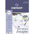 CANSON® MIXED MEDIA Imagine Feinkorn, DIN A2, 200 g/m², Block (1-seitig geleimt)