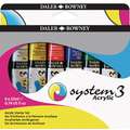 DALER-ROWNEY System3 Acrylfarben Starter- Sets, 6 x 22-ml-Tuben