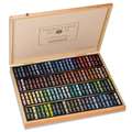 SENNELIER PASTELS À L'ÉCU Künstler-Pastellkreiden, Holzkoffer, 100 ganze Kreiden, Landschaft