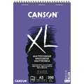 CANSON® XL® Mix Media 300 g/m², 29,7 cm x 42 cm, DIN A3, 300 g/m², matt, Spiralblock