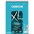 CANSON® XL® Aquarelle Studien-Aquarellblock, 14,8 cm x 21 cm, DIN A5, 300 g/m², fein, Spiralblock mit 20 Blatt