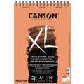 CANSON® XL® Extra Weiß - Skizzen- und Studienblock, 21 cm x 29,7 cm, DIN A4, 90 g/m², matt, Spiralblock mit 120 Blatt