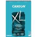 CANSON® XL® Aquarelle Studien-Aquarellblock, 29,7 cm x 42 cm, DIN A3, 300 g/m², fein, Spiralblock mit 30 Blatt