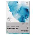 WINSOR & NEWTON™ Classic Aquarellpapier, 300 g/m², DIN A4, 29,7 x 21 cm, fein, 300 g/m², Jumboblock, 50 Blatt