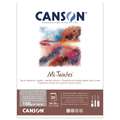 CANSON® Mi-Teintes® Pastellblock, Grautöne, Block (1-seitig geleimt), 160 g/m², 24 cm x 32 cm