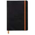 RHODIA GoalBook, Softcover, Schwarz, 14,8 cm x 21 cm, DIN A5, 90 g/m²