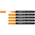 STABILO® FREE Acrylic Acrylmarker 5er-Packs, T100, 5er-Pack, Orange, 1-2 mm
