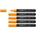 STABILO® FREE Acrylic Acrylmarker 5er-Packs, T300, 5er-Pack, Orange, 2-3 mm