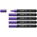STABILO® FREE Acrylic Acrylmarker 5er-Packs, T300, 5er-Pack, Violett, 2-3 mm