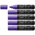 STABILO® FREE Acrylic Acrylmarker 5er-Packs, T800C, 5er-Pack, Violett, 4-10 mm