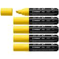 STABILO® FREE Acrylic Acrylmarker 5er-Packs, T800C, 5er-Pack, Gelb, 4-10 mm