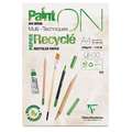 Clairefontaine Paint ON Mixed Media, Recyclingpapier, Block (1-seitig geleimt), 21 cm x 29,7 cm, DIN A4, 250 g/m², 1-seitig geleimter Block mit 30 Blatt