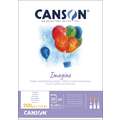 CANSON® Mixed Media Imagine Feinkorn, DIN A4, 200 g/m², Block (1-seitig geleimt)