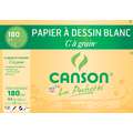 CANSON® „C“ à grain Zeichenpapier weiß, 21 cm x 29,7 cm, 12er-Pckg., satiniert, 180 g/m²