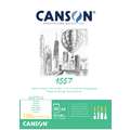 CANSON® 1557® Skizzenblock, 29,7 cm x 42 cm, DIN A3, 120 g/m², matt