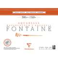 Clairefontaine Aquarellpapier FONTAINE 300 g/qm, 300 g/qm, 20 Blatt, 23 cm x 31 cm | 9