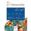 Hahnemühle Acrylmalblock 360 g/m², 24 cm x 32 cm, Block (4-seitig geleimt), 360 g/m²