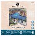 MAGNANI 1404® PORTOFINO Aquarellpapier, 15 cm x 15 cm, 300 g/m², satiniert, 1-seitig geleimter Block mit 20 Blatt, quadratisch