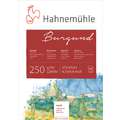 HAHNEMÜHLE „Burgund“ Aquarellblock, 17 cm x 24 cm, Block (4-seitig geleimt), 250 g/m², matt