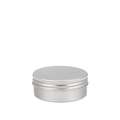 GLOREX Alu-Schraubdeckeldose, leer, Fassungsmögen: 35 ml, Maße: 51 x 19 mm, 1 Stück, mit geklebtem Linern