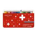 CARAN D'ACHE® SWISSCOLOR Aquarellstifte, Metall-Etuis, 40 Stifte