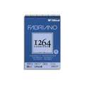FABRIANO® 1264 Aquarellblock, 21 cm x 29,7 cm, DIN A4, 300 g/m², fein, Spiralblock mit 30 Blatt