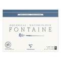 Clairefontaine FONTAINE Aquarellblock Torchon (Wolke), 30 cm x 40 cm, 300 g/m², rau, Block (4-seitig geleimt) mit 15 Blatt