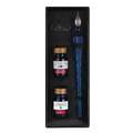 HERBIN Schreibtinte & Glasfeder-Sets, Ultramarin, Set