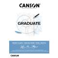 CANSON® Graduate Transparentpapier Block, 29,7 cm x 42 cm, DIN A3, satiniert, 70 g/m², Block (1-seitig geleimt)