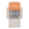 GIUSTO MANETTI Schlagmetall, Aluminium, 140 x 140 mm, 25 Blatt lose