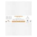 Clairefontaine Aquarellpapier FONTAINE Extra White, satiniert, 56 cm x 76 cm, 300 g/m², satiniert, Packung mit 5 Bogen (4-seitiger Büttenrand)