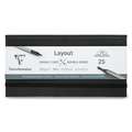 Clairefontaine Doppelseitiges Layout-Skizzenbuch, 11 cm x 22 cm, 220 g/m²