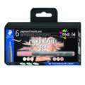 STAEDTLER® pigment arts pen brush 371, 6er-Sets, Beiges & Neutrals, Set, Pinselspitze