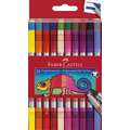 FABER-CASTELL Doppelfasermaler, Sets, 20 Stifte, Set