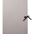 folia® Sammelmappe aus Graupappe, 42 cm x 59,4 cm, DIN A2, mit Verschlussband