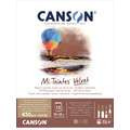 CANSON® Mi-Teintes® Velvet Pastellblock, Brauntöne, Block (1-seitig geleimt), 430 g/m², 24 cm x 32 cm