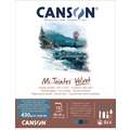 CANSON® Mi-Teintes® Velvet Pastellblock, Kühle Töne, Block (1-seitig geleimt), 430 g/m², 32 cm x 41 cm