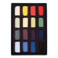 UNISON COLOUR Soft-Pastellkreiden, 16er-Sets, halbe Kreiden, Starterset