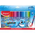 Maped® COLOR'PEPS OCEAN Filzstifte, 24 Stifte, Set