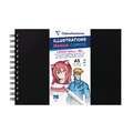 Clairefontaine Illustrations Manga Comic Spiralbuch, 14,8 cm x 21 cm, DIN A5, 100 g/m², glatt, Spiralblock