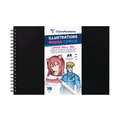 Clairefontaine Illustrations Manga Comic Spiralbuch, 21 cm x 29,7 cm, DIN A4, 100 g/m², glatt, Spiralblock