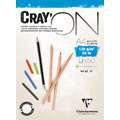 Clairefontaine CRAY'ON Zeichenpapier, 21 cm x 29,7 cm, DIN A4, 50 Blatt, 120 g/m², Block (1-seitig geleimt)