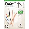 Clairefontaine CRAY'ON Zeichenpapier, 29,7 cm x 42 cm, DIN A3, 30 Blatt, 160 g/m², Block (1-seitig geleimt)